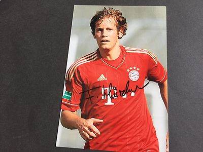 FABIAN HÜRZELER FC BAYERN MÜNCHEN In-Person signed Photo 10x15