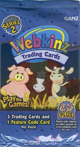 2007 Ganz Webkinz Trading Cards + Code Series 2 Factory Sealed Pack Non-Sport - Picture 2 of 2