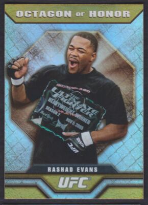 CARD CARTE UFC SIGNED RASHAD EVANS FA-RE 2010