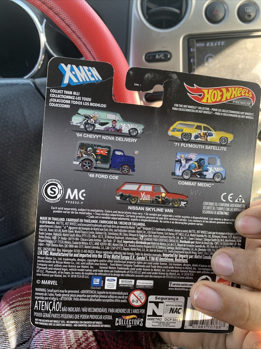 Hot Wheels X-Men 64 Chevy Nova Delivery (A38) - Modèle 1/64 Occasion, Loose