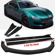 For Maserati Ghibli 2014-2022 Front Bumper Spoiler Body Kit Side Skirt Rear Lip