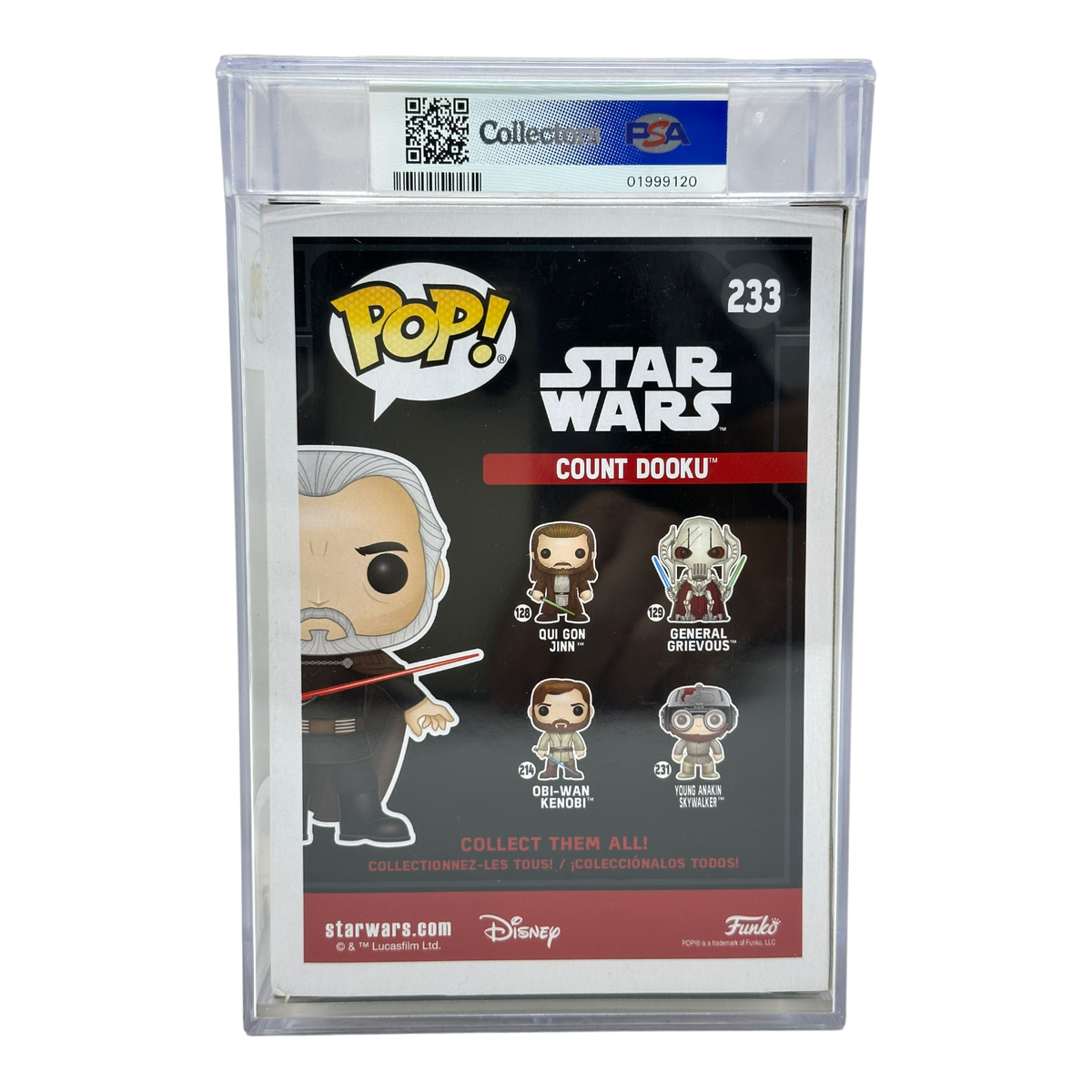 POP 233 ドゥークー伯爵 スターウォーズ EP2 Funko Funko Pop! PSA 8 Count Dooku # 233 Star Wars Smuggler's Bounty | eBay