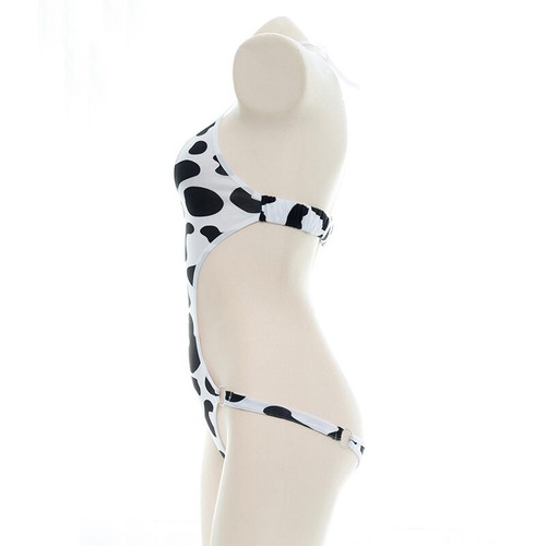 Anime Bikini Sexy Mini Cow Bra G-string Set Underwear Lingerie Swimsuit Cosplay - Picture 4 of 5