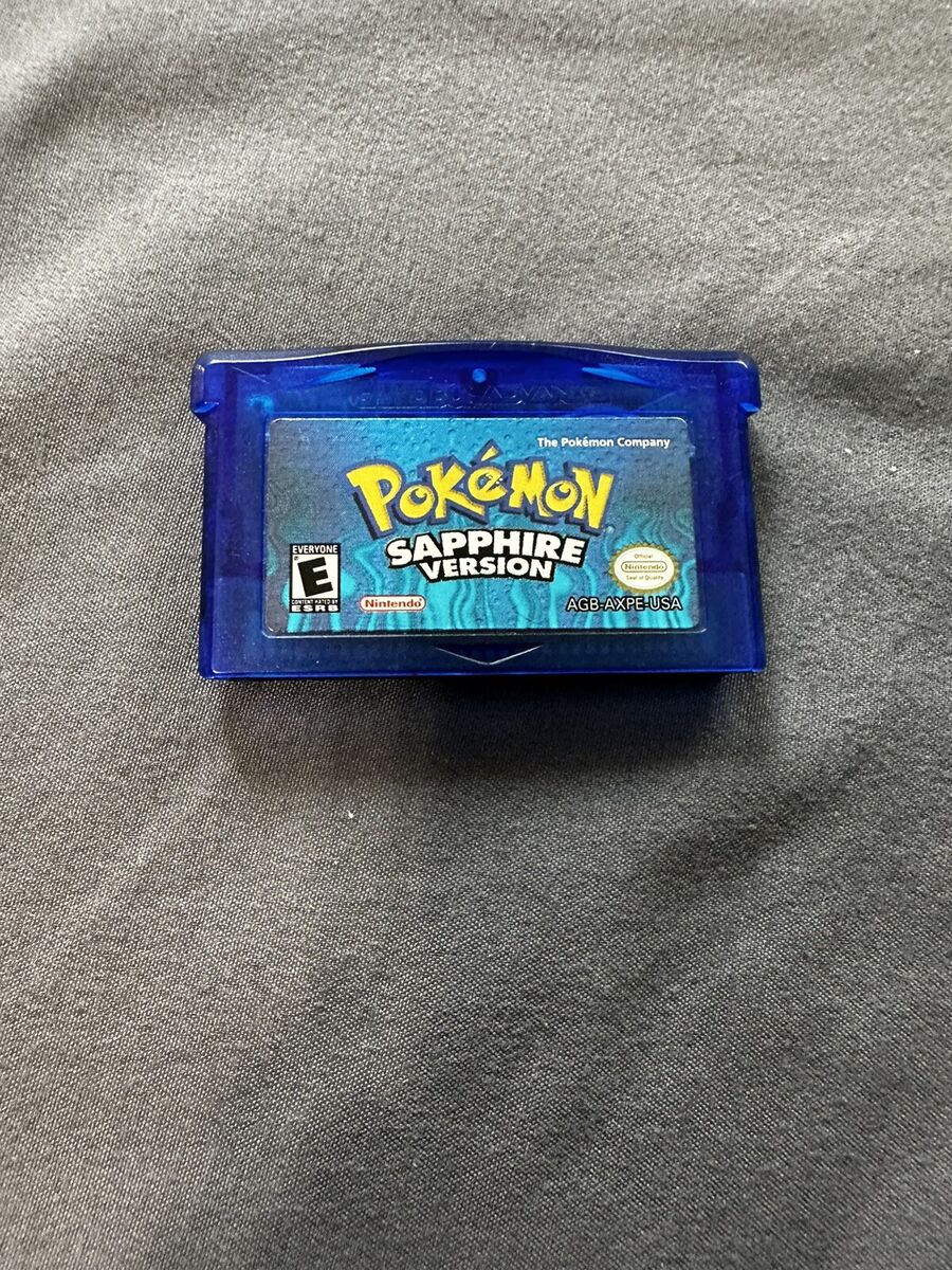Pokemon Sapphire GBA Gameboy Advance Complete Box CIB Tested Pokemon Sapphire GBA Gameboy Advance Complete Box CIB Tested