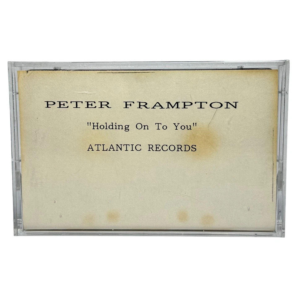 Peter Frampton HOLDING ON TO YOU Promo Demo Cassette Tape Atlantic Records RARE - Image 2 of 4