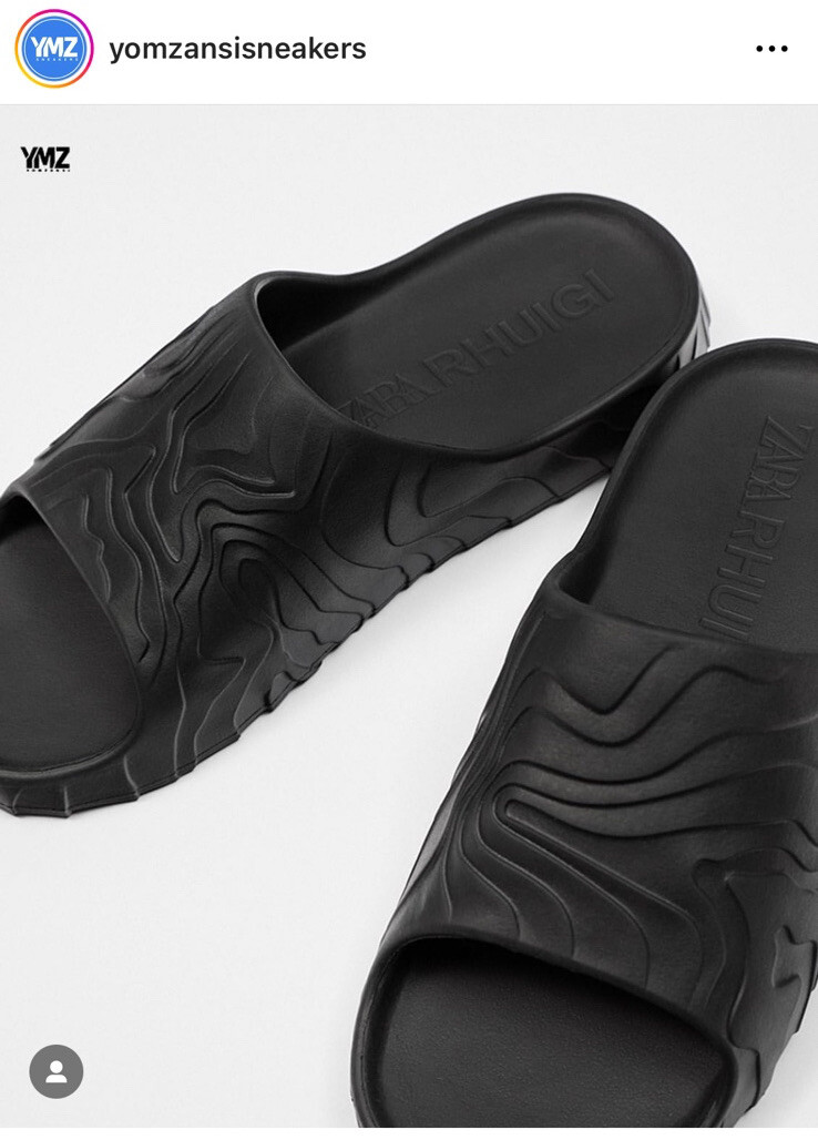 ZARA X RHUIGI Slippers Zara x Rhuigi “RHU” Yellow Slides Size US 10 / EUR 43 | eBay main image 4