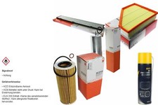 MAHLE / KNECHT Filter Paket MANNOL Klimareiniger f�r BMW 3er Coupe E92 335d