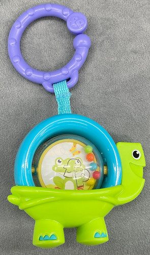 Fisher-Price Sit-Me-Up Floor Seat Honeydew Drop Replacement Turtle Rattle Toy