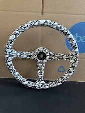 350mm Dish Steering Wheel - Fit 6 Hole Hub Like Vertex Nardi Nrg Grip