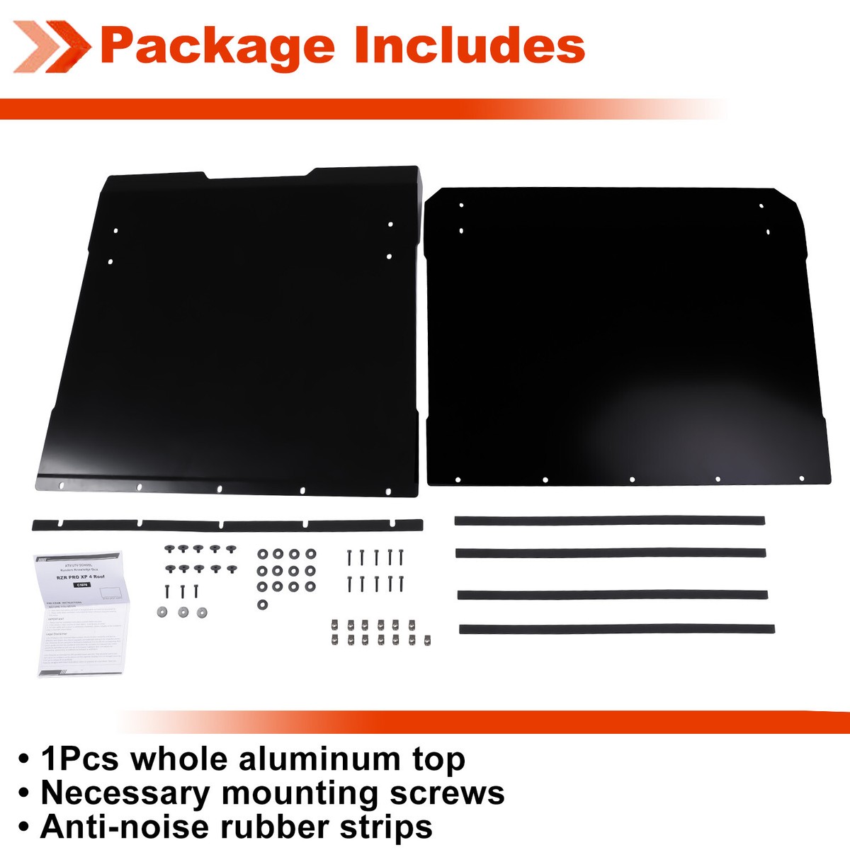 Aluminum Roof for 2020-2024 Polaris RZR PRO XP 4Seat/Turbo R