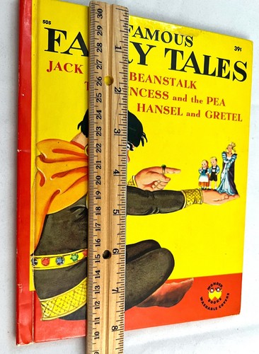 Book. Famous Fairy Tales. Wonder Books Series. Vintage. Copyright 1949 - Picture 4 of 6