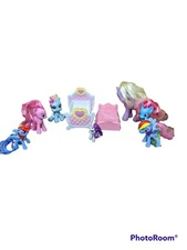 Lot of 7 My Little Pony 2"-4" Bed Accessory Cutie 2002 2010