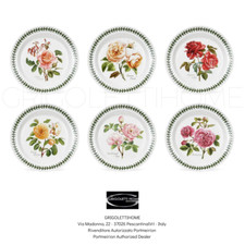Portmeirion - Botanic Roses - Set 6 piatti piani Mix cm 27 - Rivenditore
