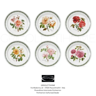 Portmeirion - Botanic Roses - Set 6 Vaisselle Étages Mélanger CM 27 - Revendeur - Photo 1/4