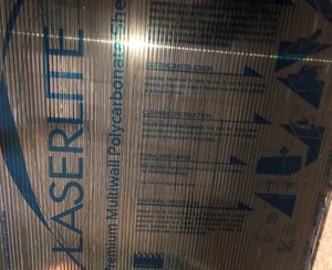 Multiwall/Twinwall Laserlite Polycarbonate Roofing Sheets PLATINUM