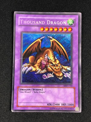 thousand dragon yugioh card value Amazon.com: YU-GI-OH! - Thousand Dragon (LCJW-EN055) - Legendary Collection  4: Joey's World - 1st Edition