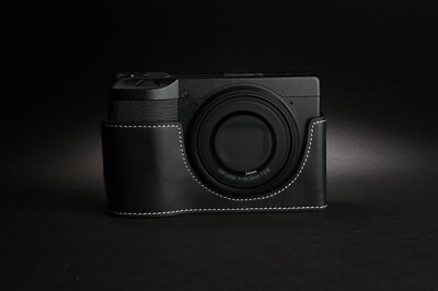 Real Leather Half Camera Case Bag Cover for Ricoh GR III GR3 Real Leather Half Camera Case Bag Cover for Ricoh GR III GR3