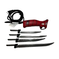 Bubba  110V Electric Fillet Knife with Non-Slip Grip Handle 4 Blades & Case