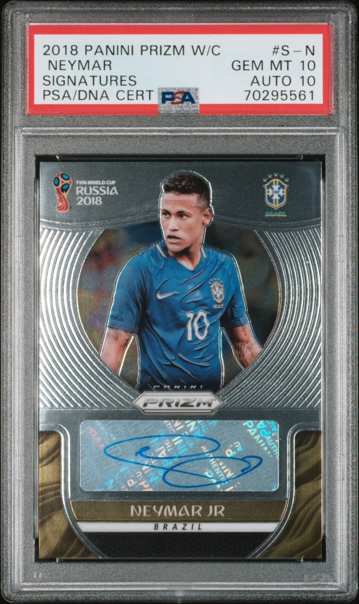 2018 Panini Prizm World Cup - Signatures Neymar Jr #S-N (AU) for