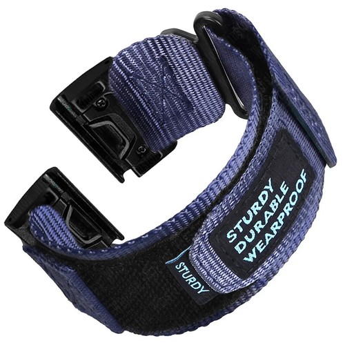 Bracelet de montre tactique en nylon pour Garmin Fenix 8 7 6 6X Epix Pro 5 5X Plus 3 heures - Photo 14 sur 27