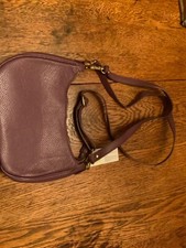 Italian Genuine Leather Handbag Shoulder Bag with- Crossbody Strap