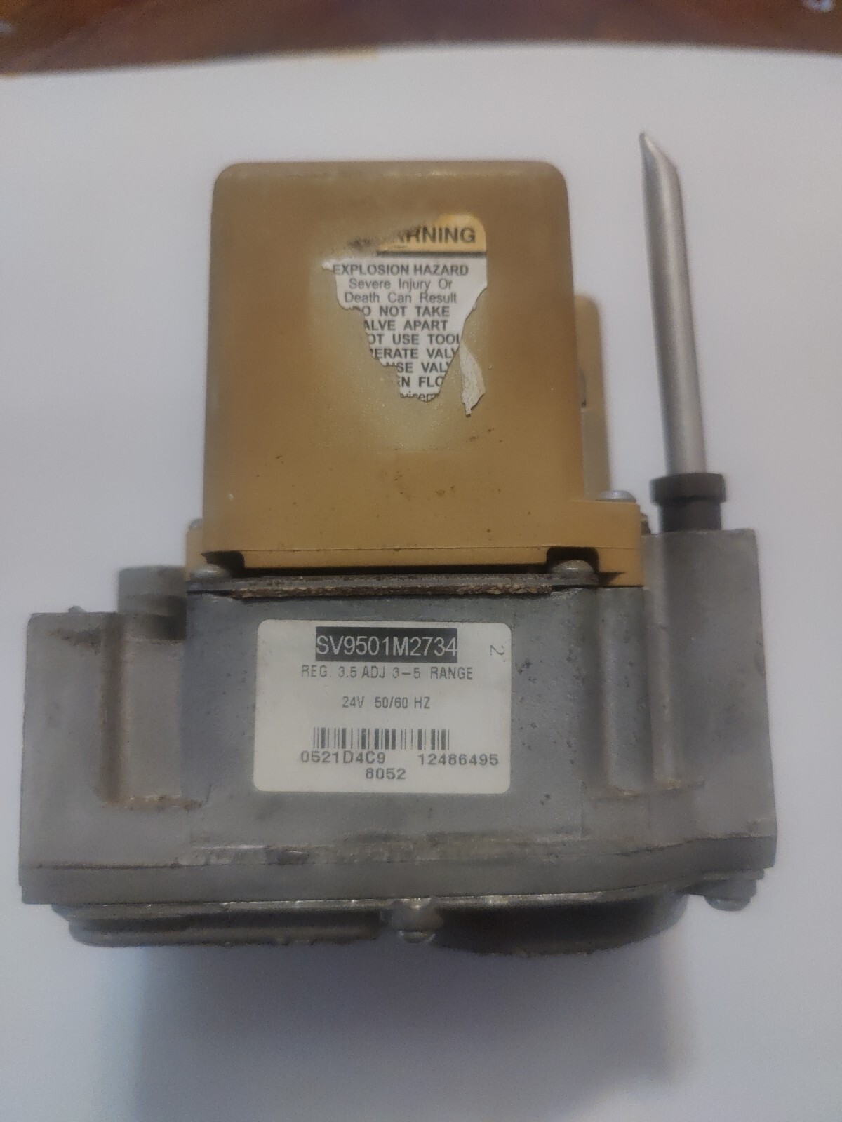 Honeywell SmartValve Gas Valve Sv9501 M 2734 SV9501M2734 for sale