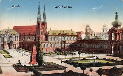 Germany 1916 Dresden Kgl Zwinger WWI Feldpost vintage postcard | eBay