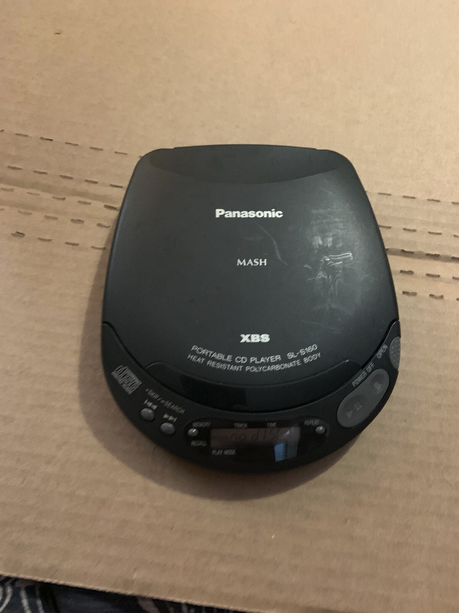 パナソニック 　*　SL-S160 ポータブルCDプレーヤー【サマーセール！】 SL-S160｜PANASONIC ポータブルCDプレーヤー SL-S160 ブラック