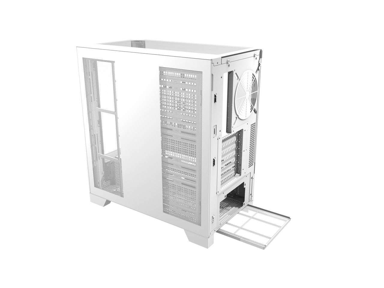 Корпус darkFlash DY450 из белой стали закаленного стекла ATX черного цвета корпус SPCC толщиной 08 мм