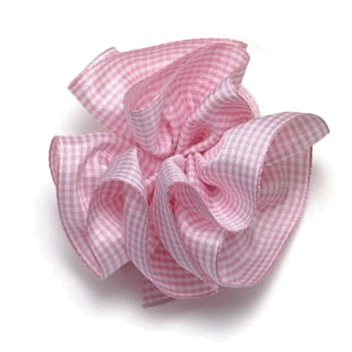 Gingham Gift Side Pull Bows ribbon 1.5" x 10 Yards - Colors - Picture 2 of 11