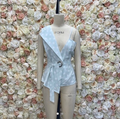 Lavish Alice Polka Dot Printed Top