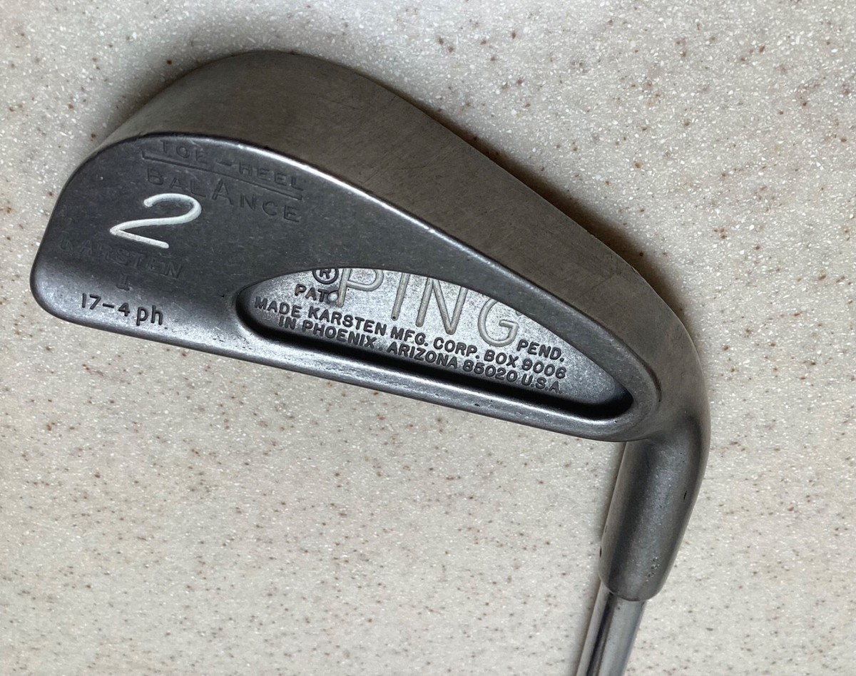 Ping Karsten Toe-Heel Balance 2 Iron Stiff Flex Steel Golf