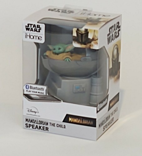 Disney Star Wars Mandalorian The Child iHome Bluetooth Speaker Baby Yoda NIB - Picture 2 of 9