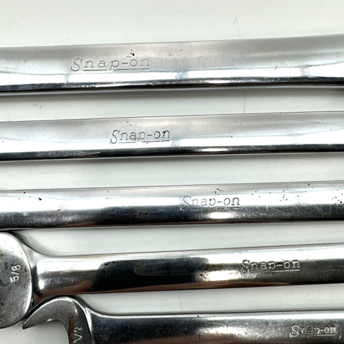 Snap On 7 piece wrench set SAE OEX-28 OEX-24 OEX-22 OEX-20 OEX-16 OEX-14 OEX-12 - Picture 9 of 13