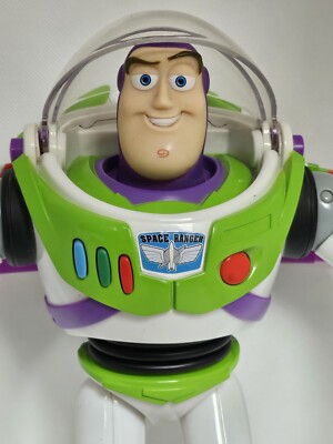 Grosse Figur Toy Story Buzz Lightyear mit Sprechfunktion 30cm Rar Disney Pixar