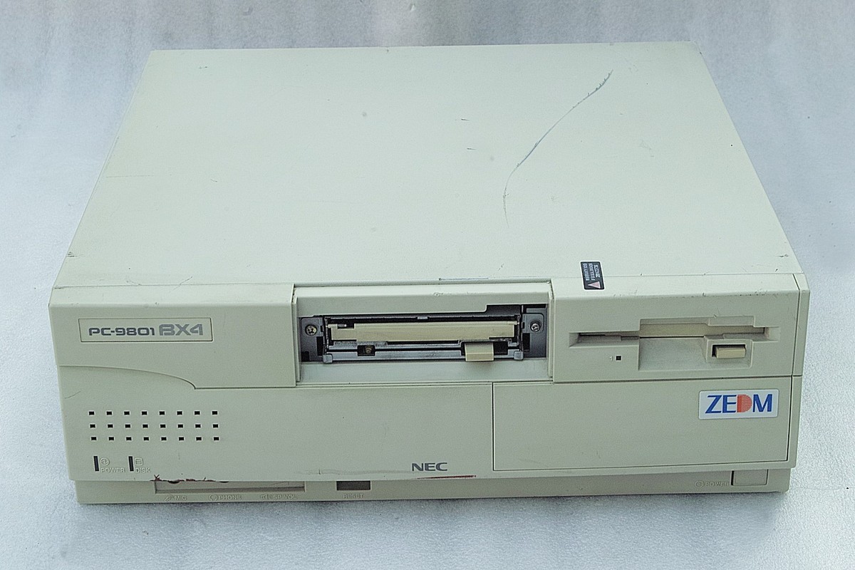 NEC PC98シリーズ PC-9801BX4/U2 NEC PC-9801BX4\u2044U2 通電OK and 0 