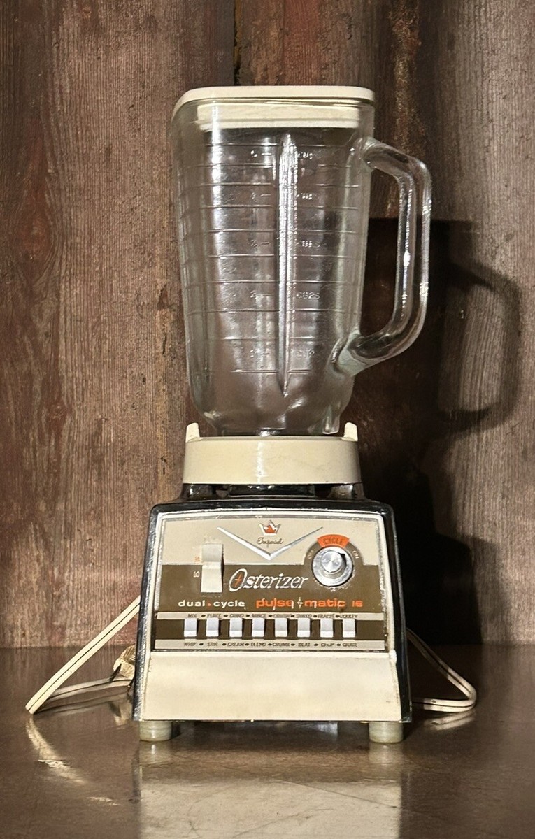 未使用　Osterizer Classic Blender シルバー Oster Osterizer Classic Retro Chrome 12 SpeedBlender Model