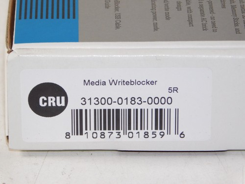 New CRU WiebeTech 31300-0183-0000 Handheld Dataport Media WriteBlocker System - Picture 3 of 3