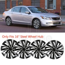 Set Of 4 For Honda Accord 16 Snap On Hub Caps Full R16 Rim Wheel Covers New Set Of 4 For Honda Accord 16 Snap On Hub Caps Full R16 Rim Wheel Covers New