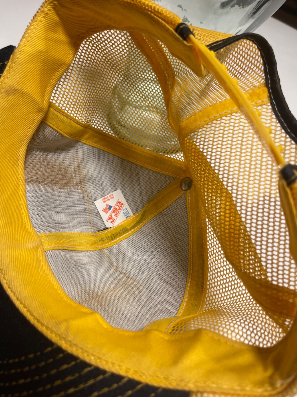 Vintage Eagle electronics USA Snapback Trucker Ha… - image 7