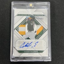 2023 Panini National Treasures Diamond Autographs Clark Elliott Patch Auto /99