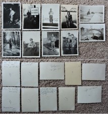 WORLD WAR II 1944 ENTERING GERMANY LOT OF 10 ORIGINAL PHOTOS