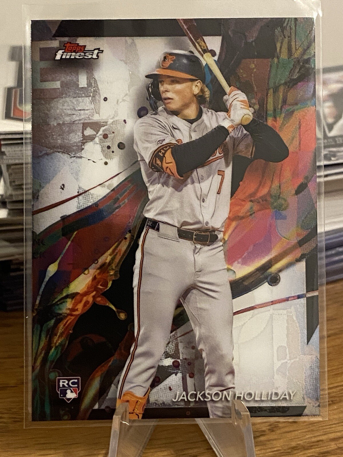 2024 Topps Finest #76 Jackson Holliday Rookie RC Baltimore Orioles