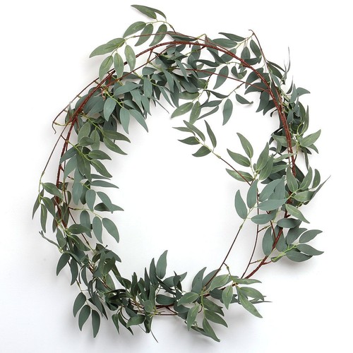 Fake Artificial Eucalyptus Garland Wreath Greenery Leaf Vine Plant Wedding Decor - Picture 15 of 15