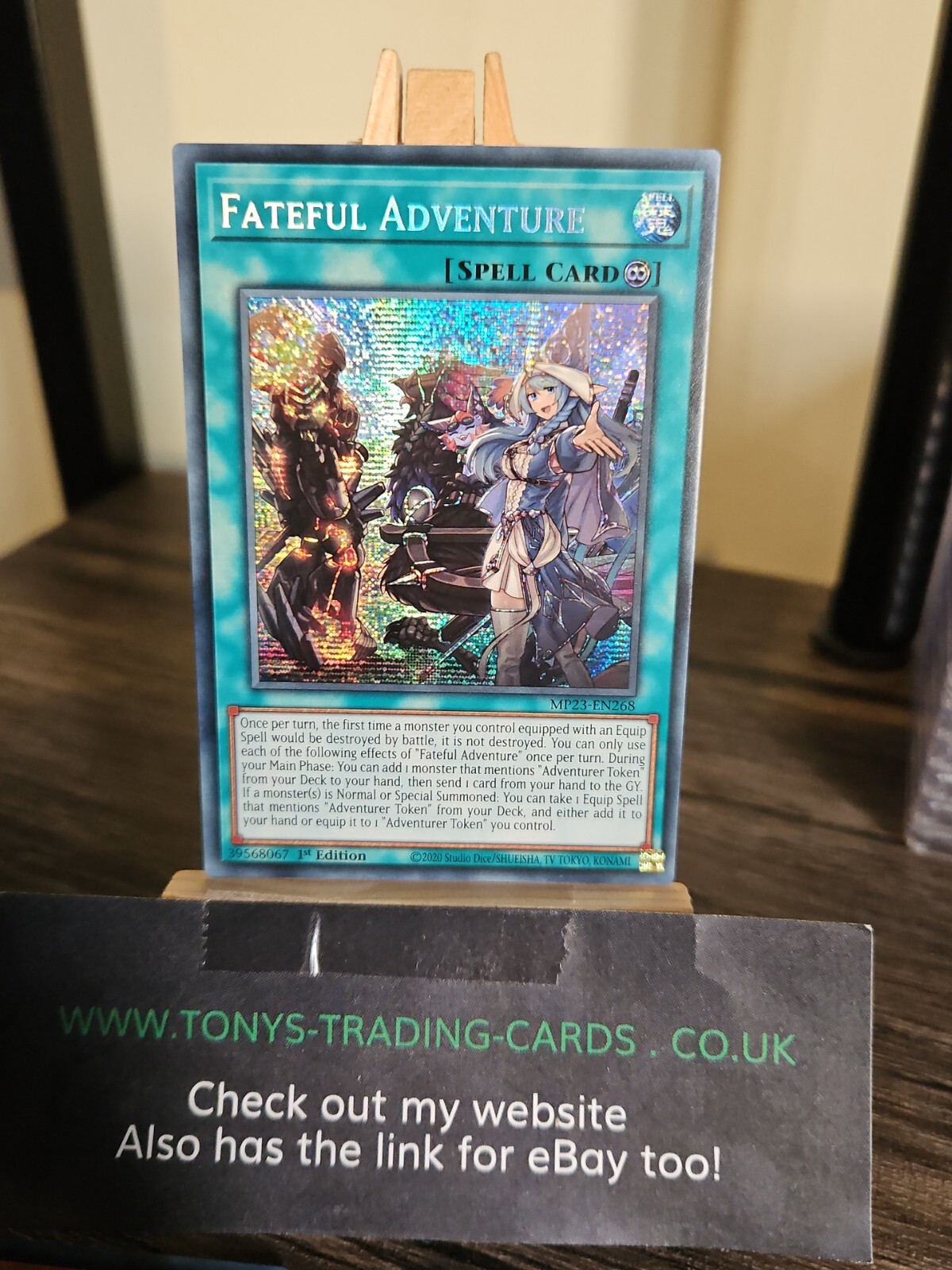 MP23EN268 Fateful Adventure Prismatic Secret Rare 1st Edition