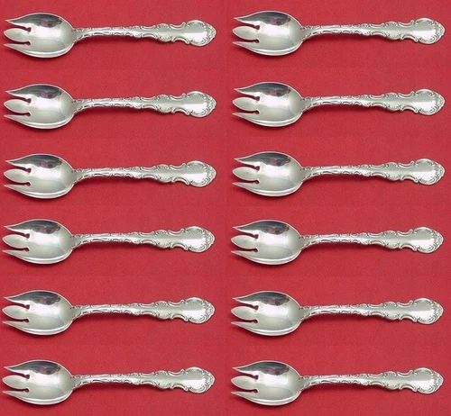 Strasbourg by Gorham Sterling Silver Ice Cream Forks Custom 5 3/4" Set of 12