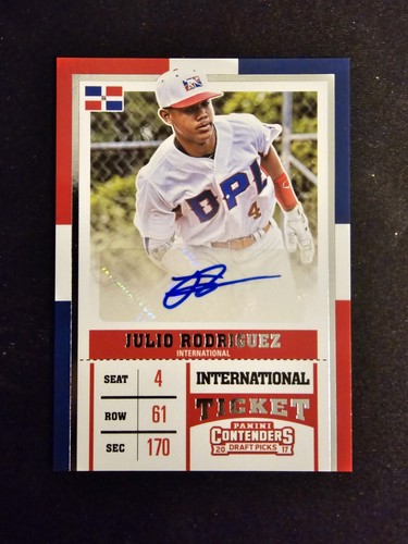 2017 Panini Contenders Draft Picks - Julio Rodriguez - RC Auto #3