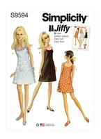 Simplicity 9594 Jiffy Kleider Damen 1960Er Schnittmuster GrößEn 6-14 & 14-22