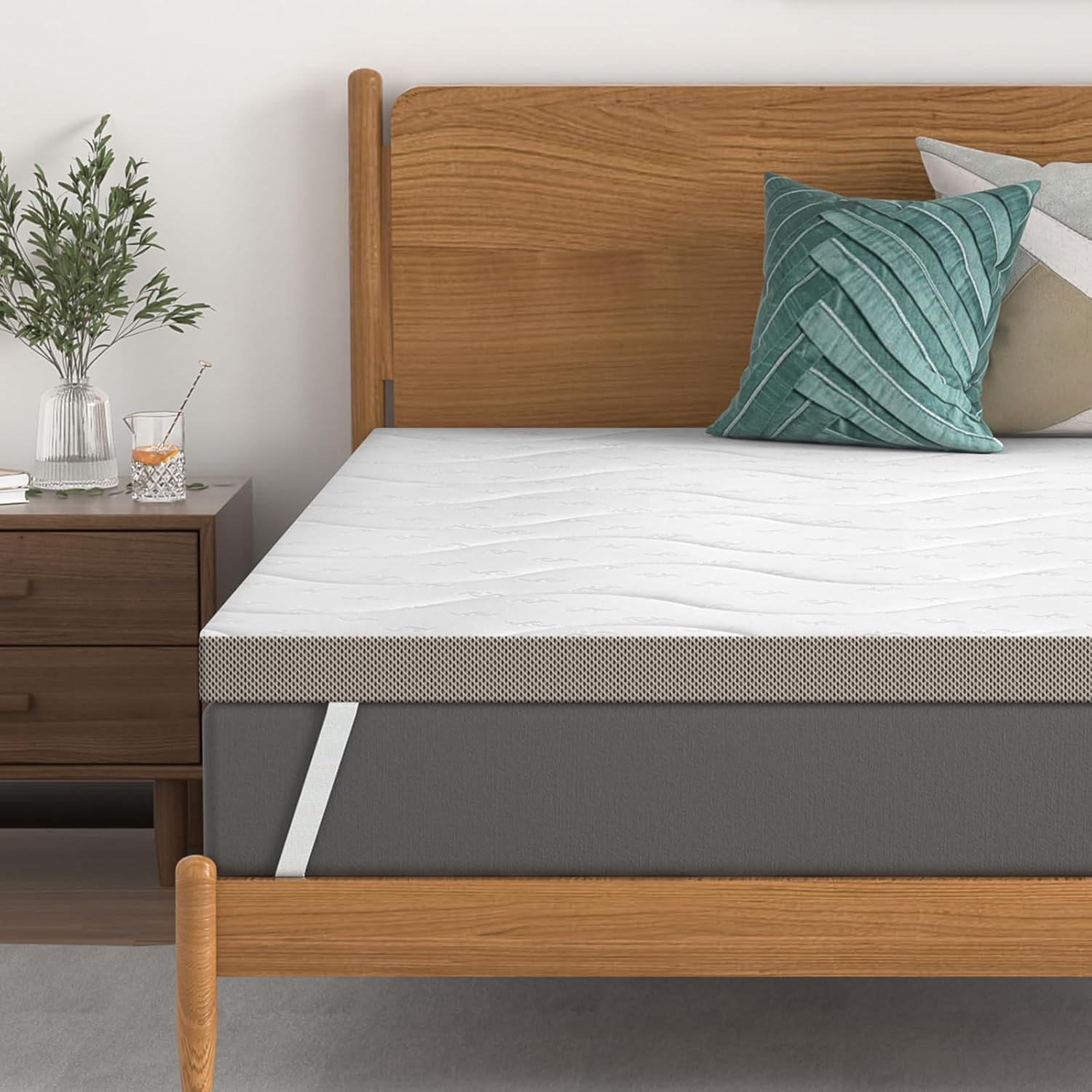 Firm Mattress Topper 3 Inch Full Size - Extra Firm Mattress Pad Bed Topper for P