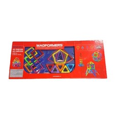 MAGFORMERS Basic Set Line 43 Pieces Magnetic Building Set STEM Ages 3 1212169